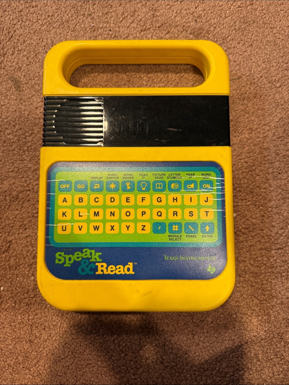 Texas Instruments Yellow Speak & Read Educational Toy